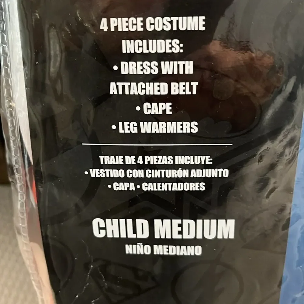 Supergirl Kids Costume - Blue and Red
